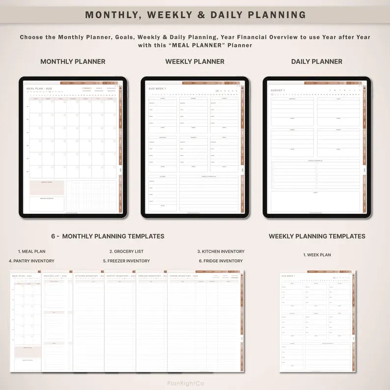 Digital Meal Planner